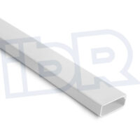 canaleta tapa bisagra blanca